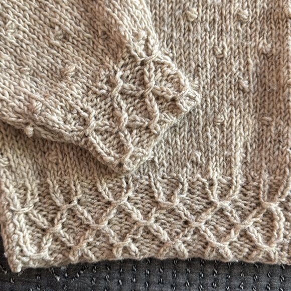 VTG Handknit Wool Cardigan - Picture 6 of 12